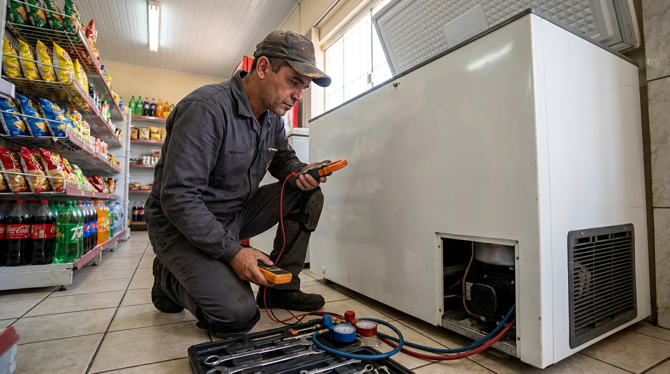 Conserto de placa eletrônica de freezer em Viamão‑RS